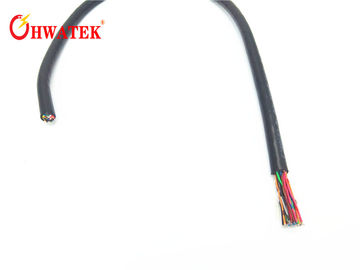 UL2586 Esnek Ekranlı Kontrol Kablosu PVC Kılıf Korumasız Bükme Direnci