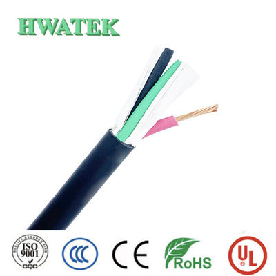 UL2095 4P×24AWG örme kalkanlı konserve bakır ipli foma PE yalıtım PVC ceket 300V 80 °C kablo
