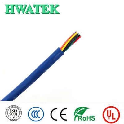 UL20940 PUR Kılıflı Ekranlı Çok Damarlı Esnek Kontrol Bakır Tel Kablo, 600V Anma Gerilimi ve Yağ Direnci