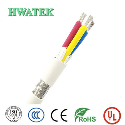 UL2095 4P×24AWG örme kalkanlı konserve bakır ipli foma PE yalıtım PVC ceket 300V 80 °C kablo