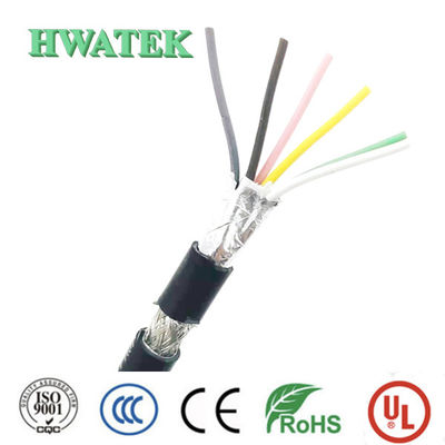 UL 2464 Kalaylı Bakır Örgülü Korumalı Çok Damarlı 20 P × 28 AWG SR PVC izolasyon PVC Kılıf 300V 150℃ VW-1 kablo