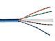 Al-Mylar Korumalı Cat6 Lan Kablo PE Yalıtım, Kategori 6 Ağ Kablosu