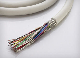 UL2464 PVC örgü korumalı güç kablosu 24-28AWG 300V endüstriyel tel