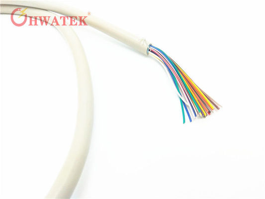 UL2517 4C×24AWG+W Endüstriyel Esnek Kablo, 105℃ 300V Uygulamaları için PVC Yalıtım ve Kılıf ile