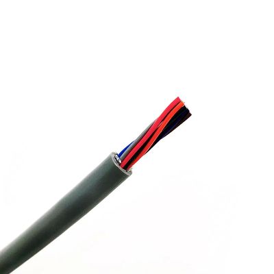 UL20276 4Cx28AWG PP yalıtımlı endüstriyel esnek kablo PVC ceket 80 °C 30V uygulamaları için tencerelenmiş bakır