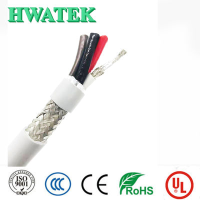 UL21408 2C×18AWG Drenaj Telli Kalaylı Bakır Çok Telli XLPE Yalıtımlı XLPE Kılıflı 300V 105℃ Yağa Dayanıklı Kablo