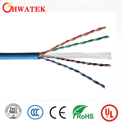 UL444 Sertifikalı CAT6 UTP Ethernet LAN Kablosu Ağ Uygulamalarında Yüksek Hızlı İletişim için