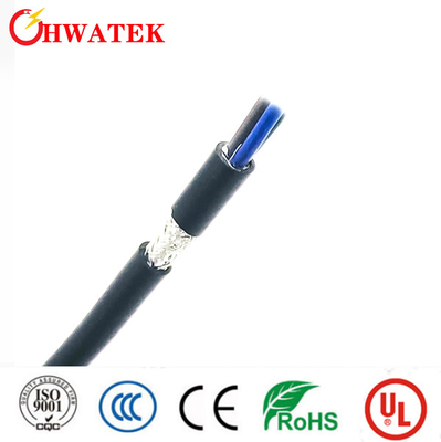 UL20276 TYPE PVC Ceket PP yalıtım Doldurulmuş Bakır Strande 34P × 30AWG + AB 80°C 30V Kablo