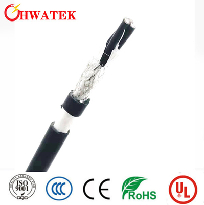 UL21410 TYPE XLPE Ceket ETFE yalıtım Doldurulmuş Bakır 3C × 28 AWG 125 °C 30V Kablo