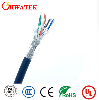 UL21410 TYPE XLPE Ceket ETFE yalıtım Doldurulmuş Bakır 3C × 28 AWG 125 °C 30V Kablo