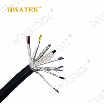 UL20276 Kalaylı Bakır Örgülü 6C×28AWG+ 1P x 28AWG örgülü 80℃ 30V PP izolasyon PVC kılıflı Kablo