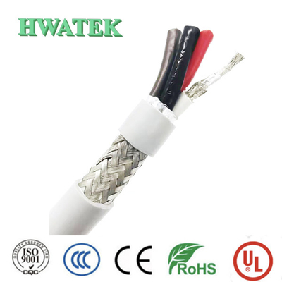 Çıplak Bakır Örgülü Ekran Kablosu NOUL 6C × 18 AWG + 3C × 10AWG 300V TPU Kılıf Kompozit Kablo