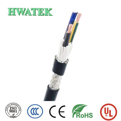 CL3&UL2464 SR-PVC yalıtımlı PVC ceket 8P × 22AWG + ADB ile konserveler bakır ipli endüstriyel esnek kablo