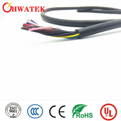 UL20276 8C × 28AWG + AB Kalaylı Bakır Örgülü Endüstriyel Esnek Kablo, SR-PVC İzolasyonlu ve 30V 80 ° C Uygulamaları için PVC Kılıflı