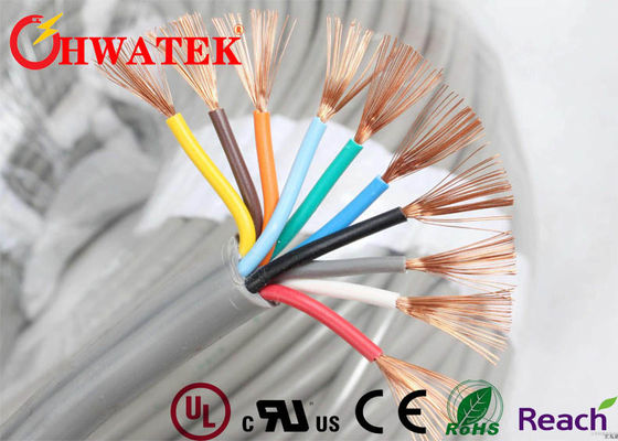 Koruyucu 26AWG UL2464 PVC İzoleli Asansör Sinyal Kablosu