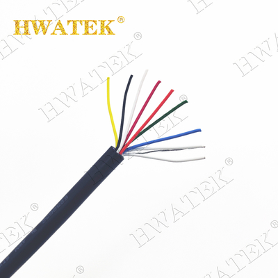 Elektriksel Esnek Örgü Ekranlı Kablo UL2464 AWM 2464 62Cx24AWG+ADB