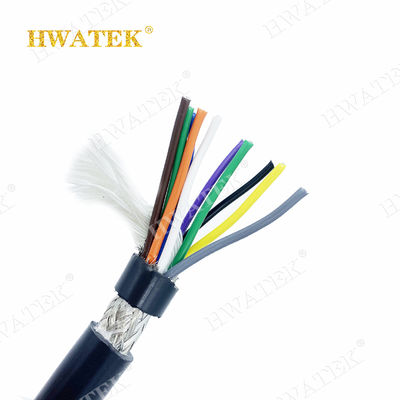 UL20276 80°C nominal sıcaklık ve 30V nominal voltajlı 20P×28AWG+W Endüstriyel Esnek Kablo